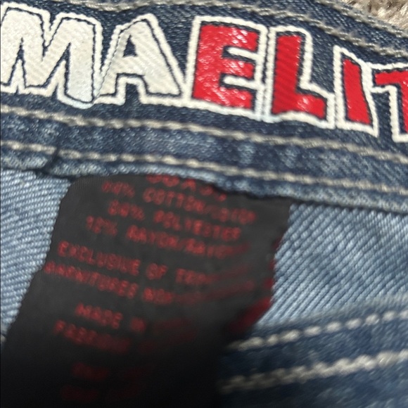 Vintage MMA Elite Bootcut Jeans Y2K Affliction - Picture 7 of 9